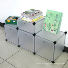 3 colores disponibles Gabinetes de almacenamiento de plástico DIY (ZH0012)